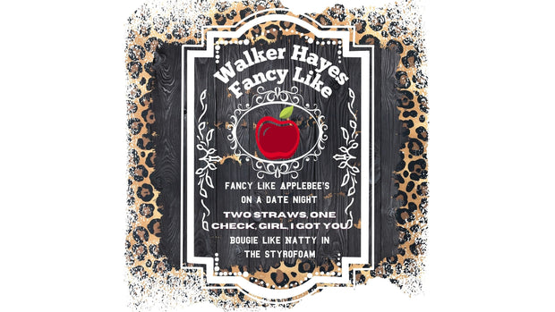 Fancy Like Walker Hayes Applebees on a Date Night PNG Sublimation Download File PNG, Fancy Like Print, Country Music png - Loved by Lori Maye #