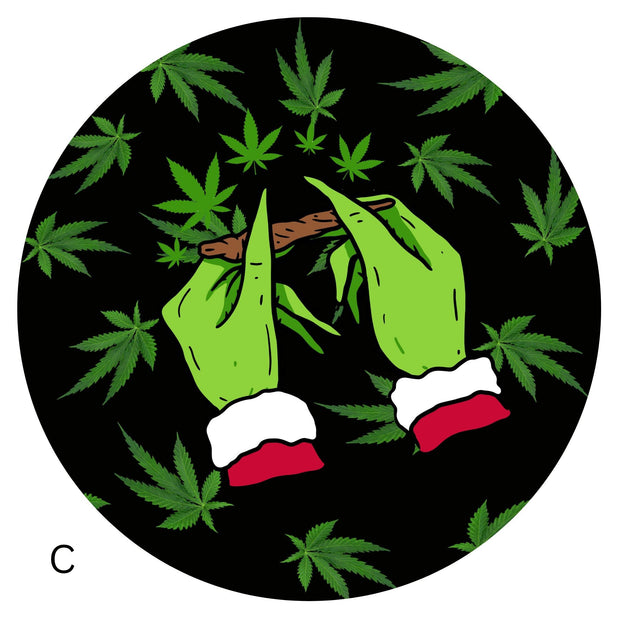 Ornament Grinch Weed Christmas, Cannabis Ornament - Weed Gifts – Cannibis Gifts - 420 Gifts - Stocking Stuffers - Funny Stoner Gag Gift Xmas - Loved by Lori Maye #