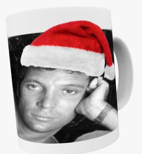 Personalized Gifts Tom Jones Inspired With Your Name & Saying of Your Choice Coffee Mug Cup ~ Vintage Great Christmas Gift Mug! Santa's Hat - Loved by Lori Maye #