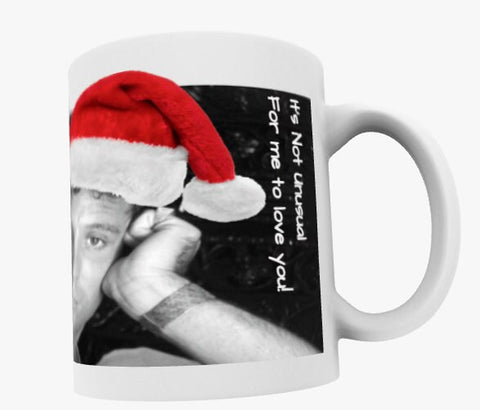 Personalized Gifts Tom Jones Inspired With Your Name & Saying of Your Choice Coffee Mug Cup ~ Vintage Great Christmas Gift Mug! Santa's Hat - Loved by Lori Maye #