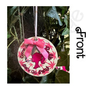 Whimsical Pink Stoner Barbie Ornament - Come on Barbie Let’s Go Party - Unique Christmas & Halloween Gift - - Loved by Lori Maye #