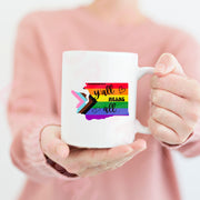 Y'all Means All Washington State Sticker - LGBTQ+ / WA LGBTQ+ / Wa Pride / Gay Sticker / Lgbtq Inclusive Sticker / Equality / Pride - Loved by Lori Maye #